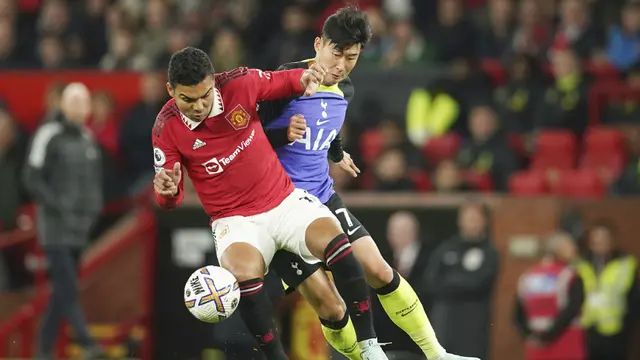 Foto: Son dan Kane Tak Berkutik, MU Bungkam Tottenham Hotspur di Liga Inggris