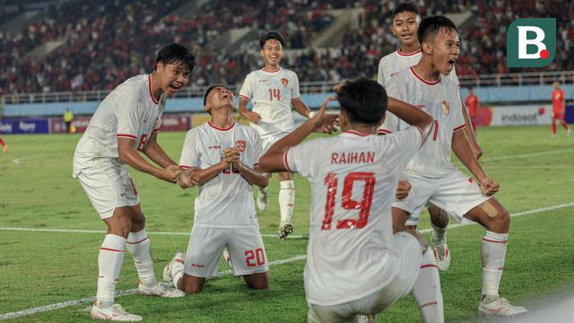 Foto: Timnas Indonesia U-16 Tampil Spartan, Gilas Laos Dan Segel Tiket Semifinal Piala AFF U-16 2024