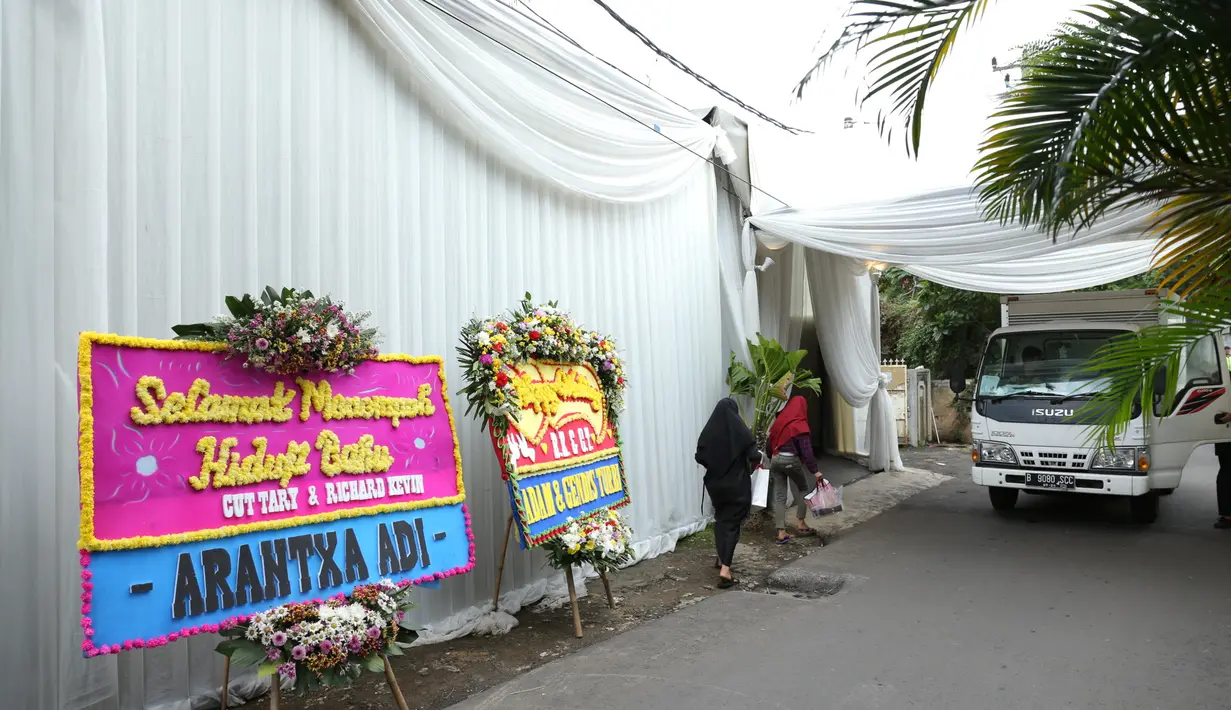 Suasana lokasi pernikahan Cut Tari (Daniel Kampua/Fimela.com)