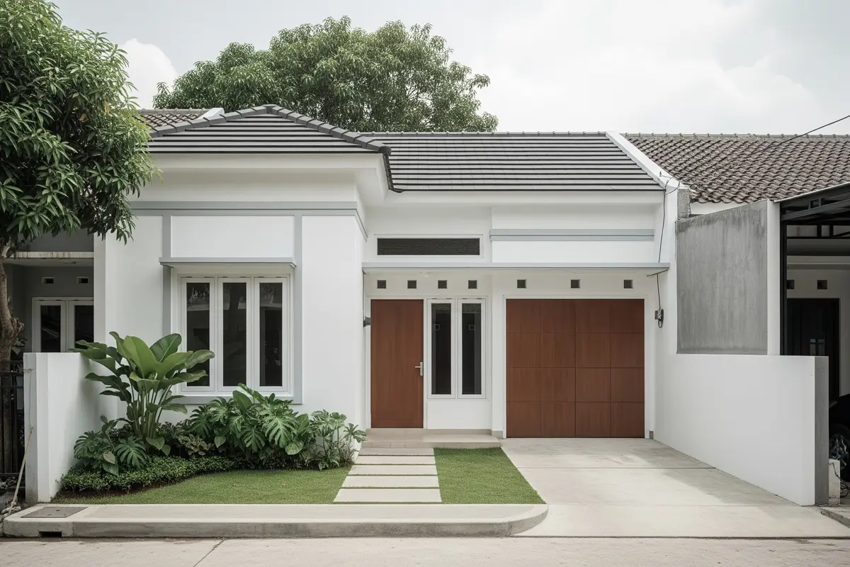 Desain Rumah Budget di Bawah Rp 200 Juta Ada Garasi