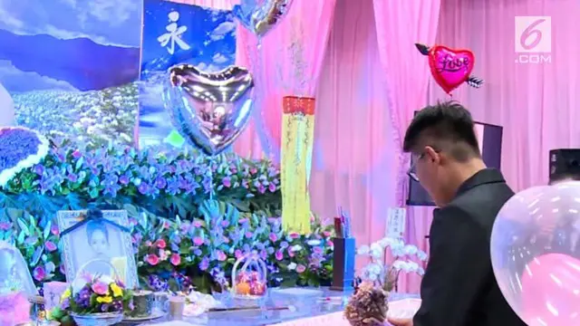 Seorang Pria di Taiwan memutuskan untuk bertunangan dengan kekasihnya yang sudah meninggal. 