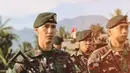 Potret Letnan Satu Fardhana terlihat gagah saat mengenakan pakaian loreng khas TNI. Sosoknya jadi tambatan hati Ayu Ting Ting untuk melepas masa janda usai 10 tahun. (Liputan6.com/IG/@ayutingtingfardhana)