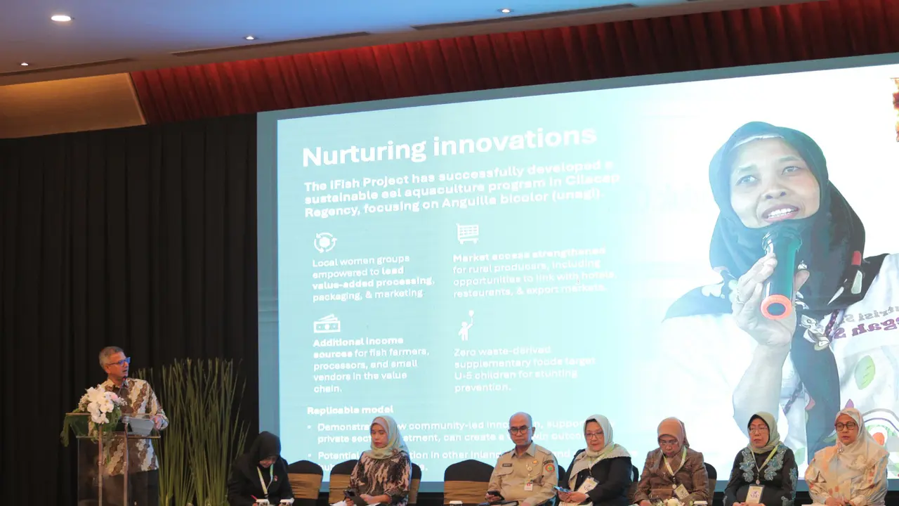 Penyelenggaraan International Conference of Muslim Women (ICMW) 2025 bertema Women and Food Security yang digelar pada 15 Desember 2025 di Graha Mandiri, Jakarta. (Istimewa)
