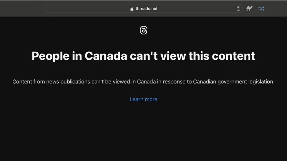 Access to news in Canadian chats is blocked, Meta Motion quickly fixes the problem