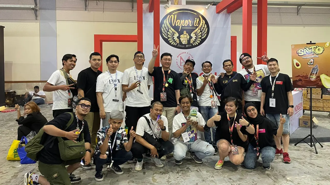 PT Vape Revolusi Indonesia menampilkan cita rasa berkarakter melalui 6 varian baru liquidnya.