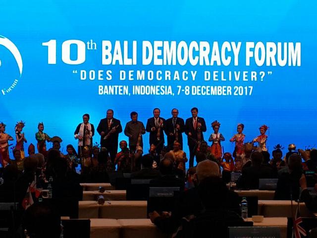 Di Tengah Krisis Yerusalem Bali Democracy Forum Resmi Dibuka Global Liputan6 Com