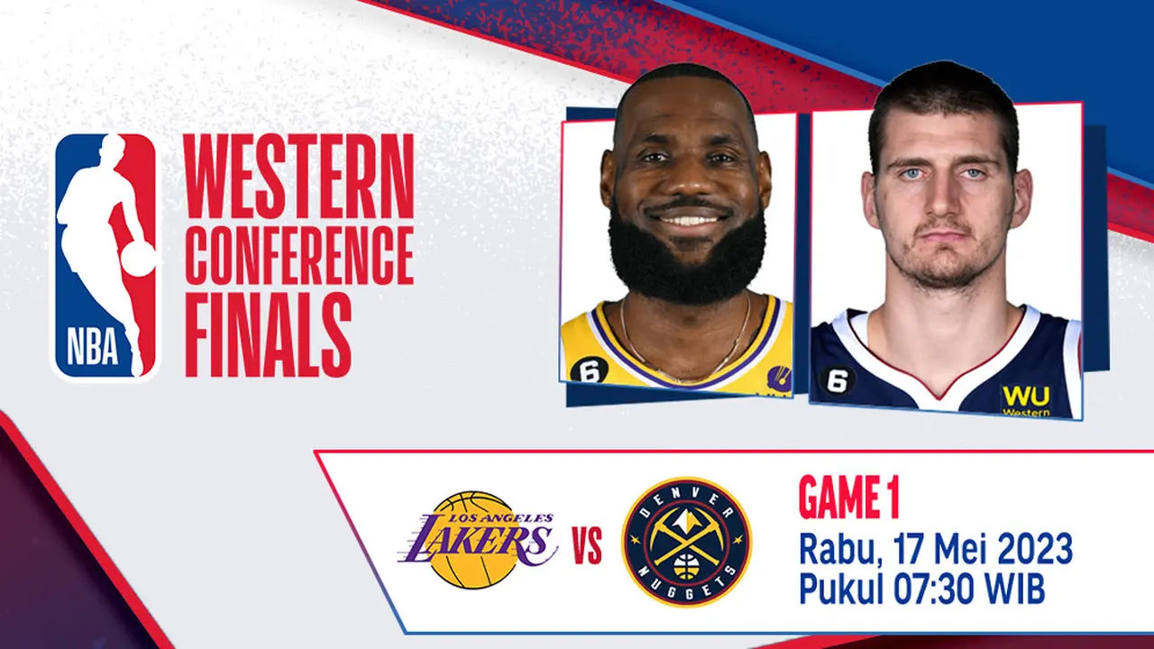 Live Streaming NBA 2023 Conference Final : Lakers Vs Nuggets di Vidio