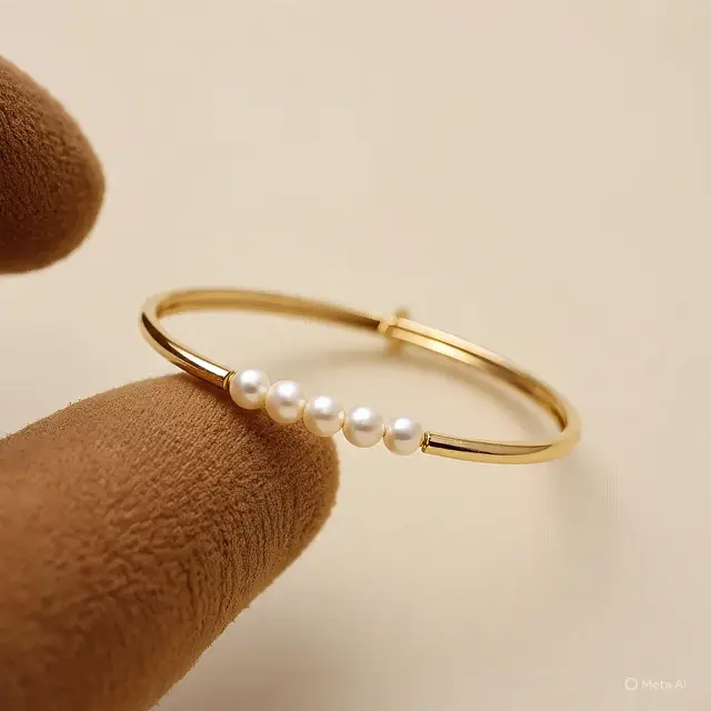 Model Gelang Mutiara Emas