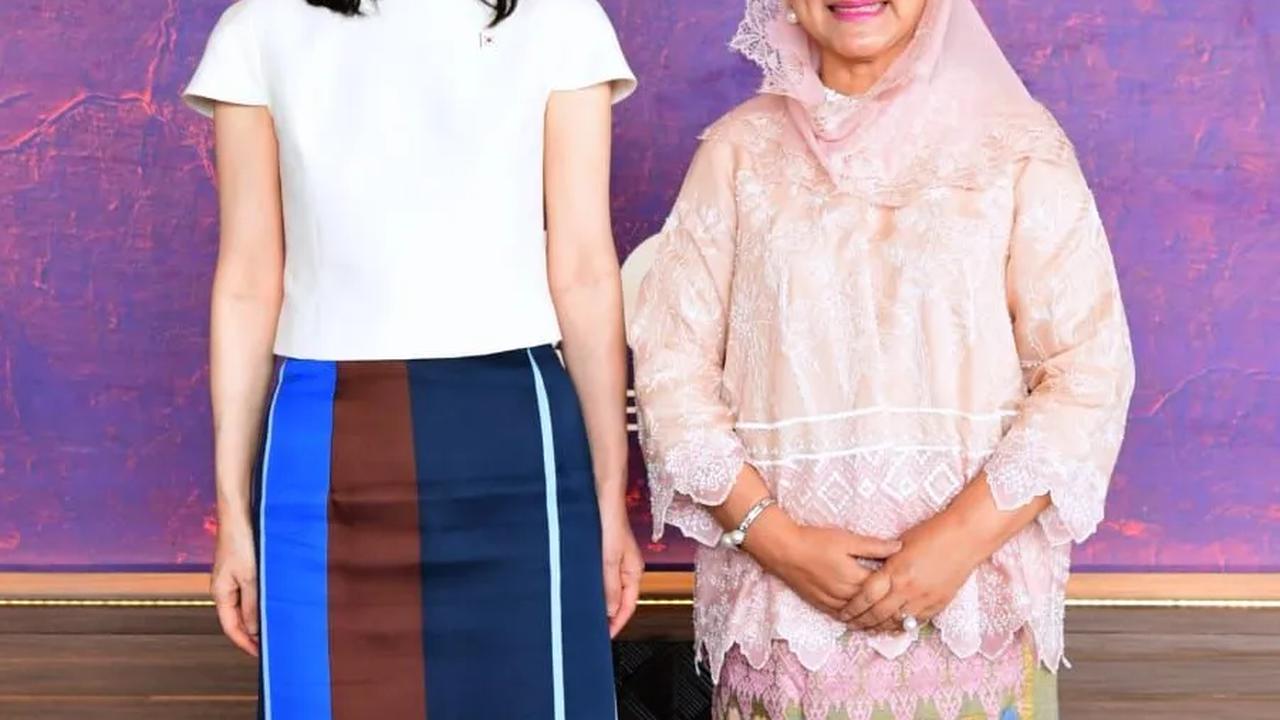 Rahasia kecantikan ala Ibu Negara Kim Keon Hee tidak hanya terletak pada perawatan kecantikan, tapi juga pada pola makan sehat.&nbsp;