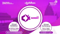 CX Summit 2021 akan menghadirkan virtual conference serta pameran virtual (virtual exhibition) dengan tampilan 3D dan 360 derajat.