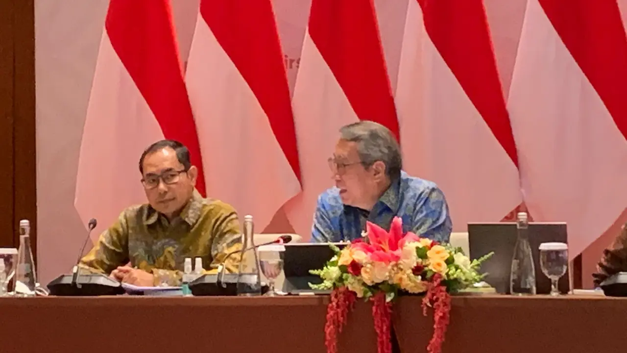 Dirjen Pelindungan WNI dan BHI, Joedha Nugraha dalam press briefing bersama media pada Kamis (13/10/2022). (Liputan6/Benedikta Miranti)