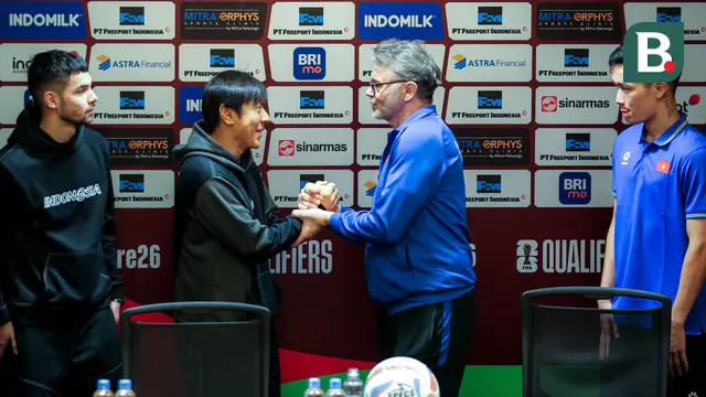 Konferensi Pers Jelang Laga Kualifikasi Piala Dunia 2026 antara Timnas Indonesia Vs Vietnam