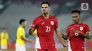 Pemain depan Timnas Indonesia U-23, Jens Raven mencetak enam gol (menit ke-2’, 9’, 31’, 33’, 41’, 62’) untuk kemenangan Garuda Muda. (Liputan6.com/Helmi Fithriansyah)