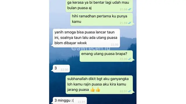 Chat 5 Orang Bahas Persiapan Puasa Ramadan Ini Bikin Geleng Kepala