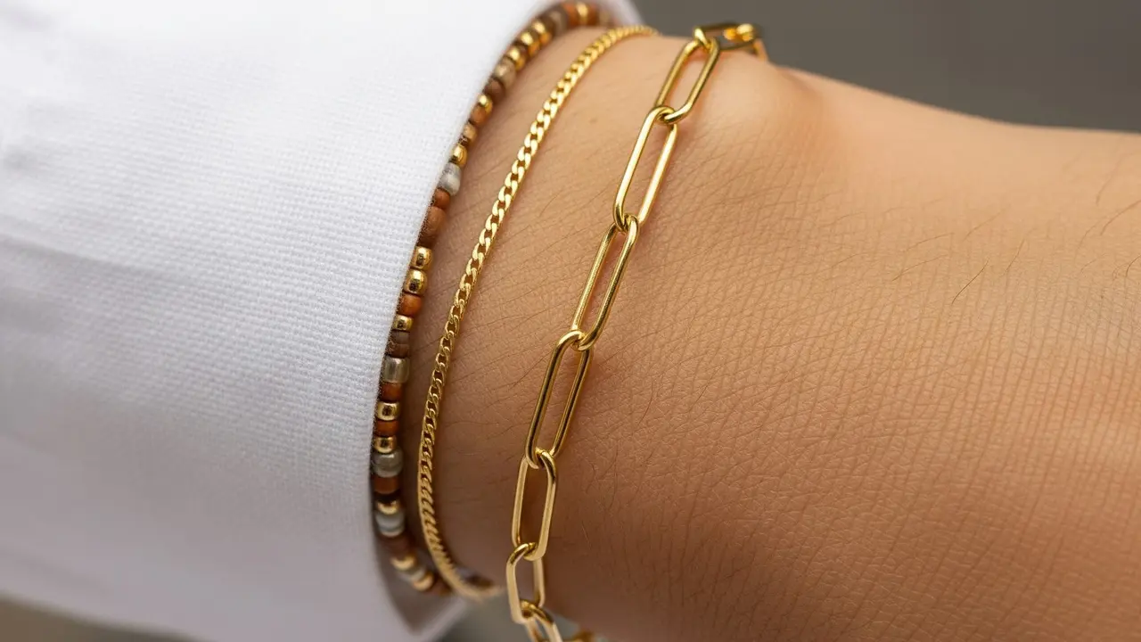 Model Gelang Emas Korea 2 Gram Gaya Minimalis Elegan