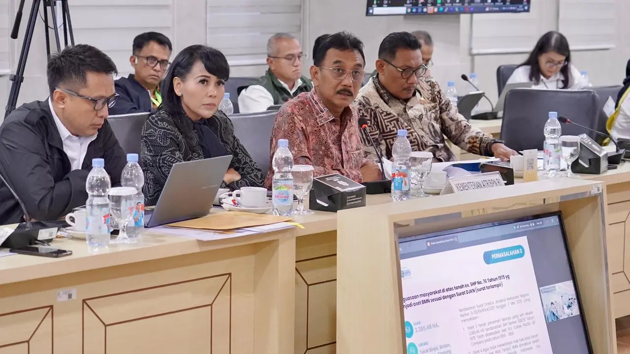 Kementerian ATR/BPN mengadakan rapat dengar pendapat umum (RDPU) di Gedung DPD RI, Jakarta (Istimewa)