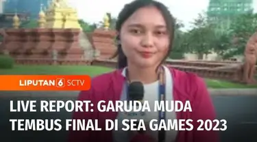 Seperti apa dinamika kontingen Indonesia di ajang SEA Games 2023 Kamboja. Usai timnas mengalahkan tim yang memiliki julukan The Golden Star atau Vietnam, lalu berhasil melaju ke babak final. Langsung saja kita tanya ke rekan kami Prissilia Claudia.