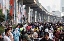 FOTO: CFD Perdana di Jalan Rasuna Said Jakarta