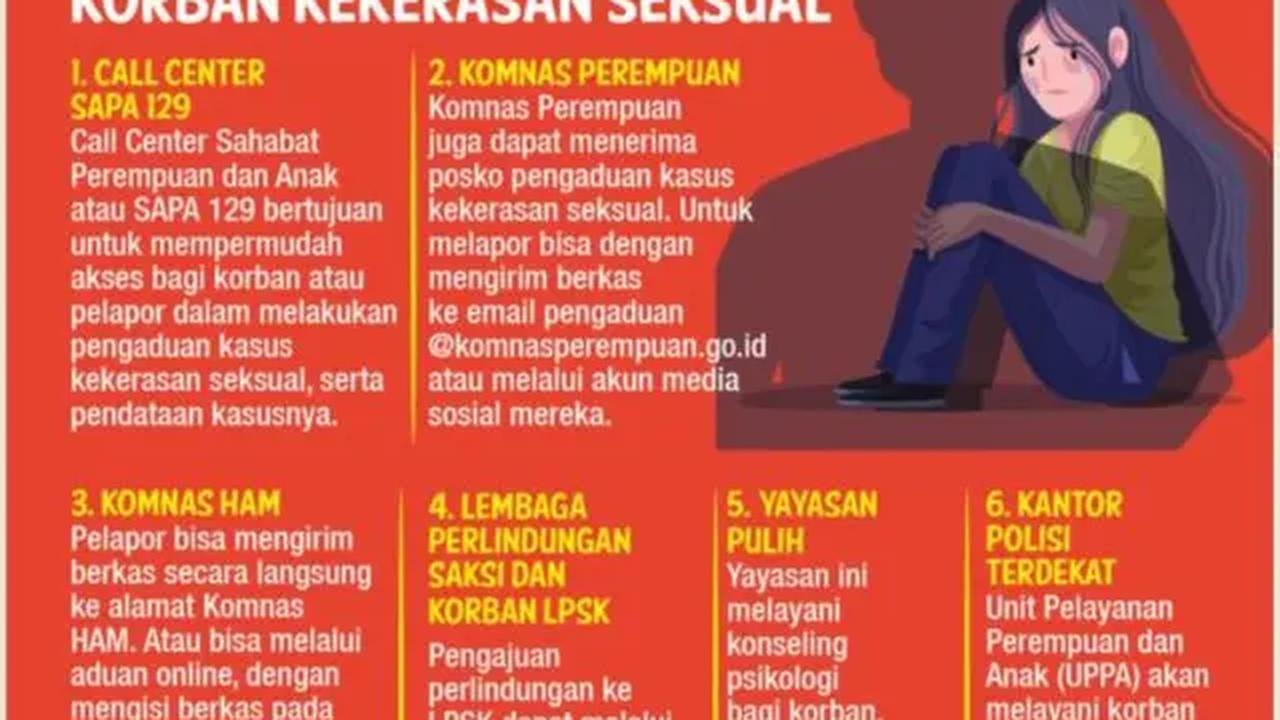 Infografis Daftar Penyedia Layanan Konsultasi Korban Kekerasan Seksual. (Trisyani/Liputan6.com)