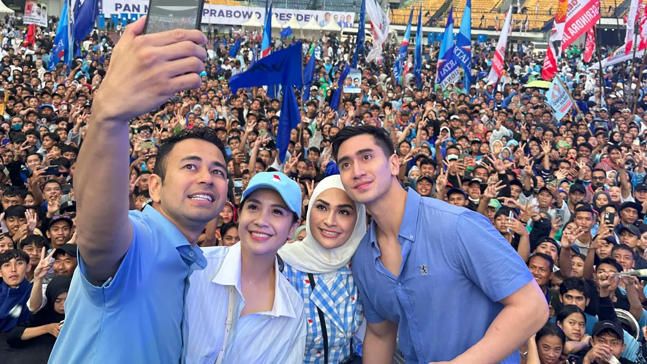 Verrell Bramasta mengikuti kampanye bertajuk Temu Kader Pagelaran Anak Negeri.