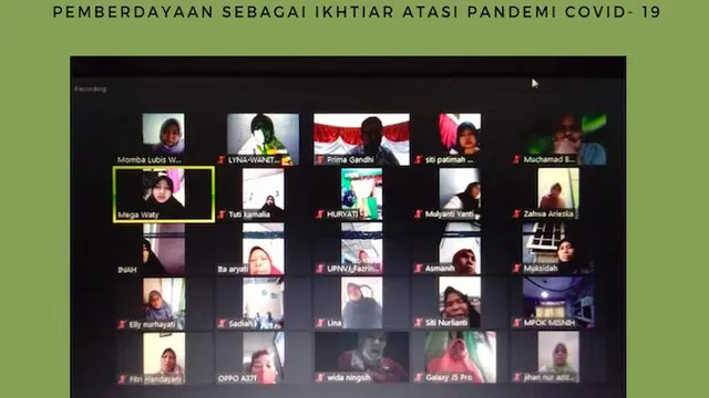 Diskusi PP Wanita Perisai terkait pemberdayaan kaum ibu. (Istimewa)