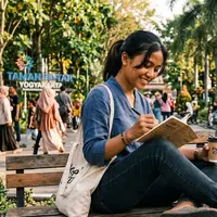 Kepribadian orang yang selalu membawa buku catatan kecil. [AI Generated]