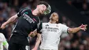 Bermodalkan kemenangan 3-0 di leg pertama perempat final Liga Champions 2024/2025 pekan lalu, The Gunners tampil percaya diri. (OSCAR DEL POZO/AFP)