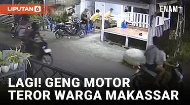 Geng Motor Kembali Serang Warga di Makassar