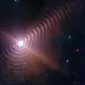 Sebuah gambar baru James Webb Space Telescope (JWST) menunjukkan setidaknya 17 cincin debu menyerupai sidik jari manusia&nbsp;(NASA).