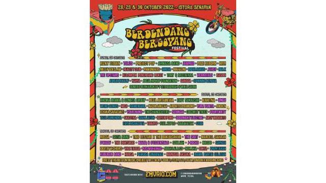 Poster Berdendang Bergoyang Festival