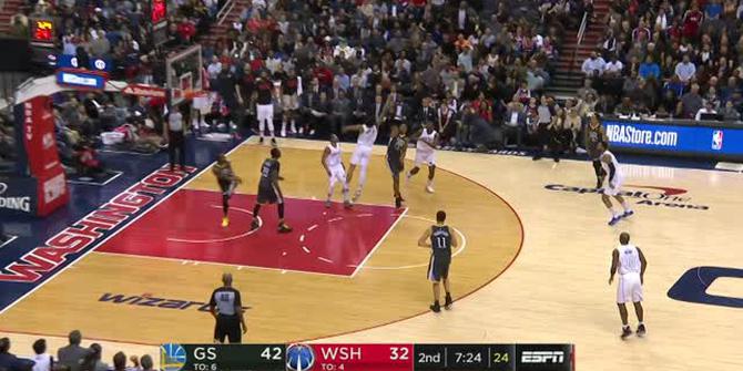 VIDEO : Cuplikan Pertandingan NBA, Warriors 109 vs Wizards 101