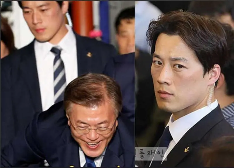 Choi Young-jae bodyguard ganteng Presiden Korea Selatan. (Foto: Twitter @sphasiaone)