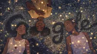 Lakeside School student Kameirah Johnson won the 2026 Doodle for Google with 'Hair Power: The Crown That Grows From Us'. (Photo: Kameirah Johnson, Google)