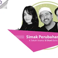 Simak Perubahan Wajah 6 Tokoh Utama Si Doel Dulu dan Kini (Foto IG @sidoelanaksekolahan, Di: Nurman Abdul Hakim/Bintang.com)