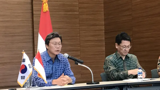 Kim Chang Beom dalam Press Conference Paparan Duta Besar Republik Korea