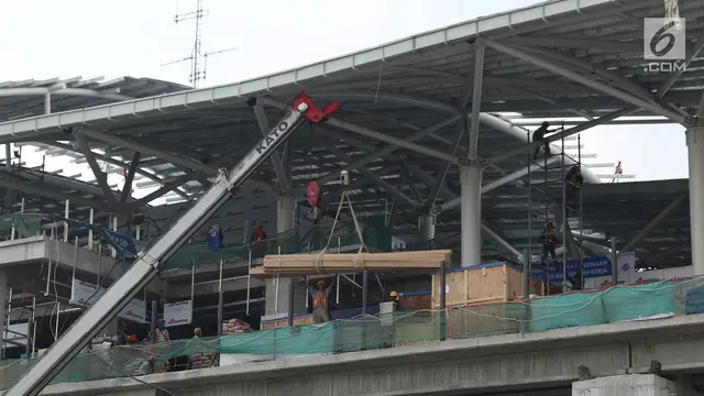 Pembangunan Stasiun LRT Fase I Ditarget Selesai Jelang Asian Games 2018
