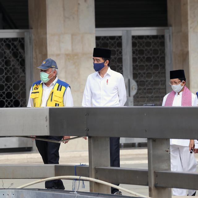 Renovasi Rampung Jokowi Masjid Istiqlal Kini Bersolek Lebih Megah News Liputan6 Com