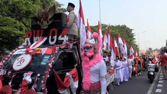 Meriahnya Karnaval Budaya HUT RI ke-79 di Ciracas, 5.000 Warga Ikut Deklarasikan Pahlawan Lingkungan