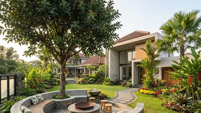 Bangku Melingkar atau Setengah Lingkaran