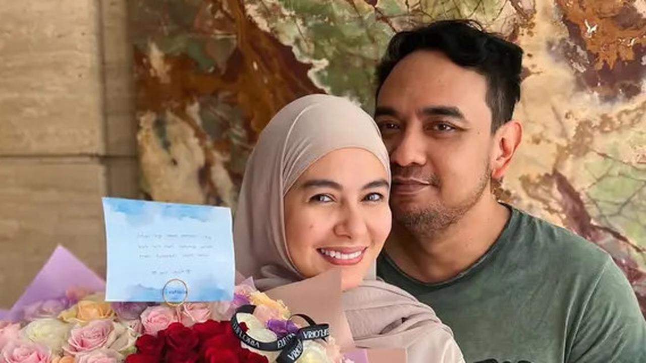 5 Potret Romantis Bebi Romeo dan Meisya Siregar, Sudah Dua Dekade Bersama