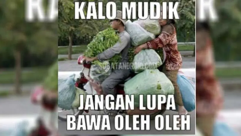 Meme Mudik Lebaran, Lucu dan Haru Jadi Satu