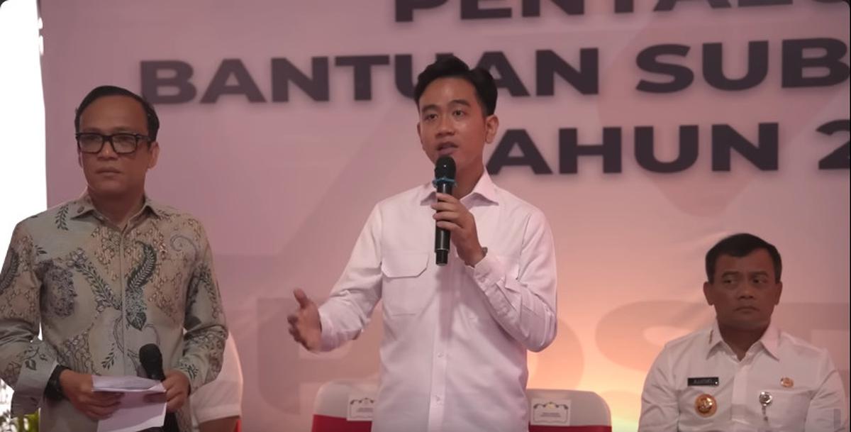 Merinding, Pesan Wapres Gibran Depan Wamen Noel dan Para Penerimaan BSU 'Jangan Sampai Untuk Judol'