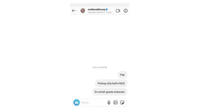 DM Kocak Netizen Indonesia Ke Donald Trump Ini Bikin Tepuk Jidat
