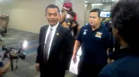 Ketua DPRD DKI Jakarta Prasetio Edi Marsudi usai penggeledahan di ruang kerjanya. (Liputan6.com/Ahmad Romadoni)