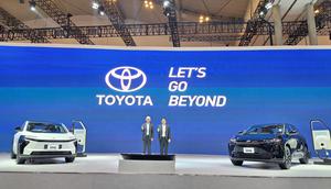 New bZ4X, mobil listrik pertama Toyota yang diproduksi secara lokal di Indonesia. (Liputan6.com/Arief Aszhari)