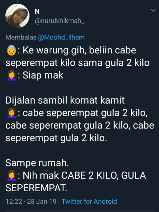 7 Cerita Kocak Warganet Ketika Disuruh Emak Ke Warung Kamu Gini Juga Enggak Citizen6 Liputan6 Com