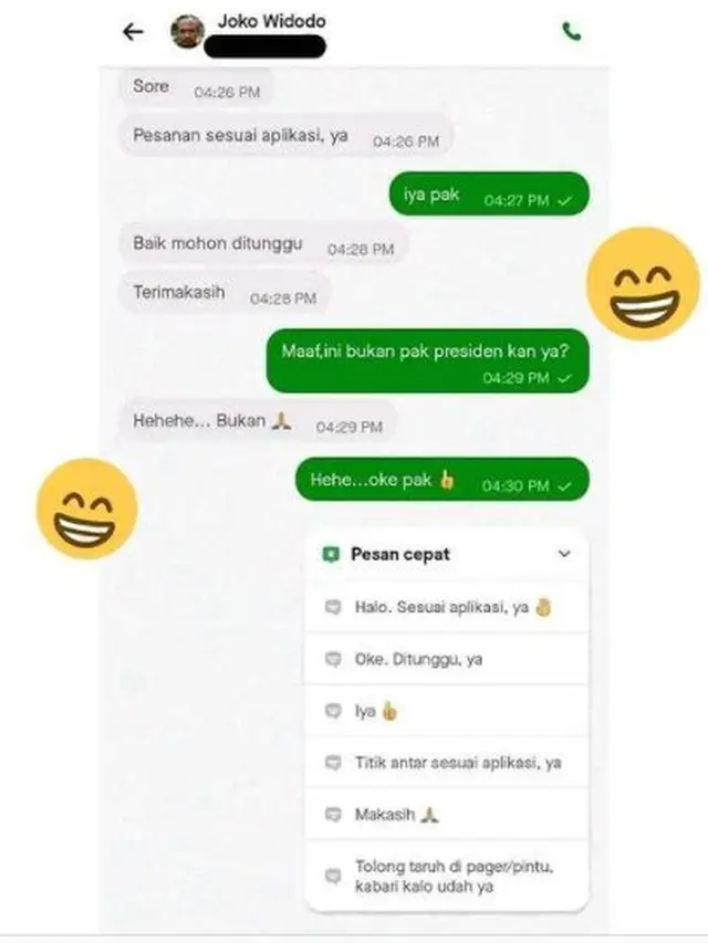5 Nama Driver Ojol Ini Mirip Seleb sampai Pejabat, Bikin Salah Paham