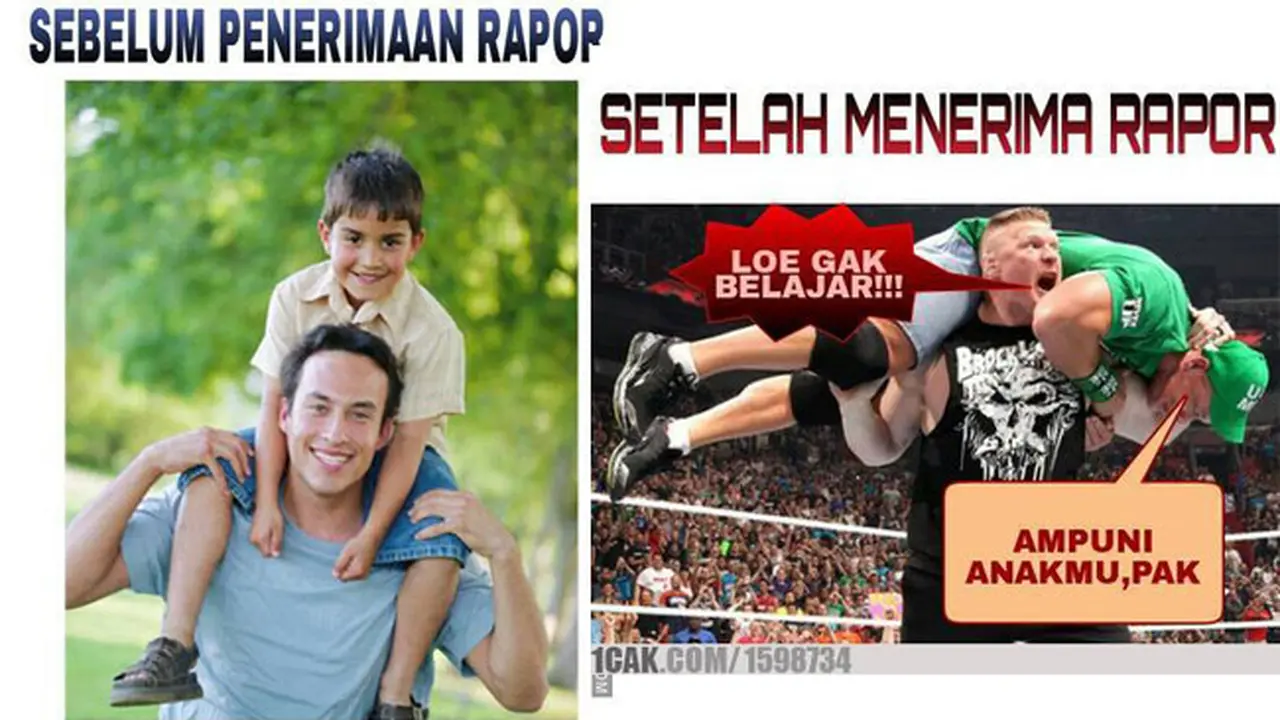 Deretan Meme Kocak Saat Hasil Rapor Anak Jelek, Siap-Siap Ketawa Geli