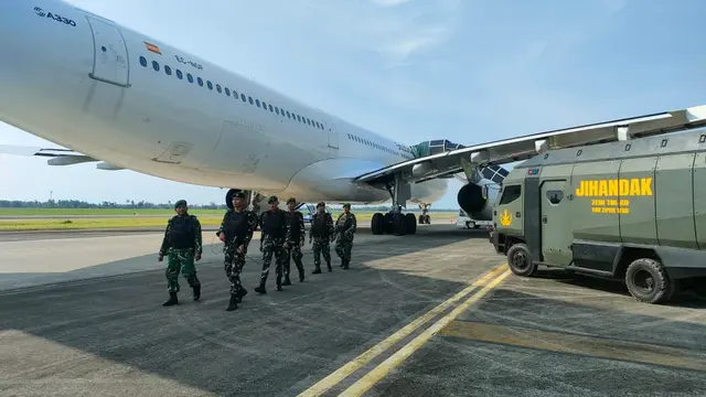 Gerak Cepat TNI Respons Ancaman Bom di Pesawat yang Angkut Jemaah Haji Surabaya