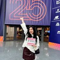 Intip gaya busana Febby Rastanty jelang New York Marathon (@febbyrastanty)